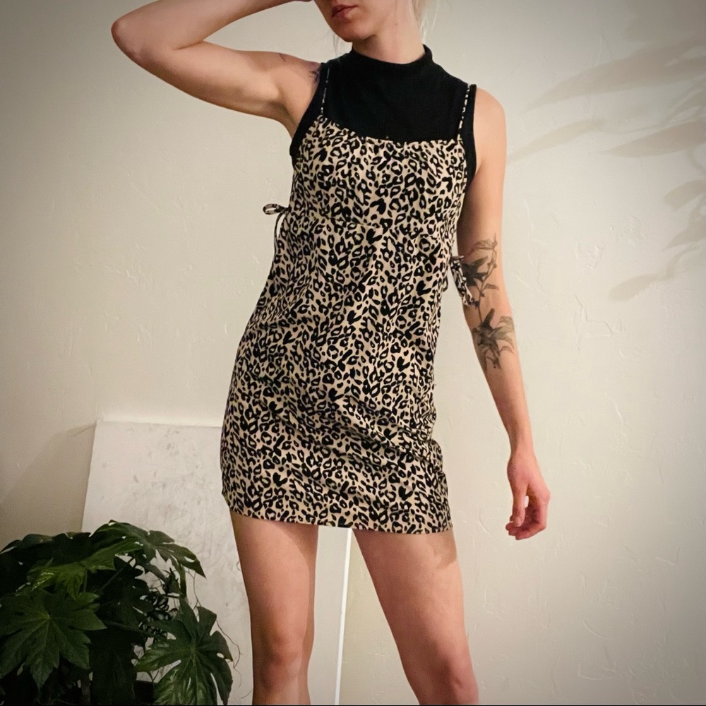 Leopard print jumper